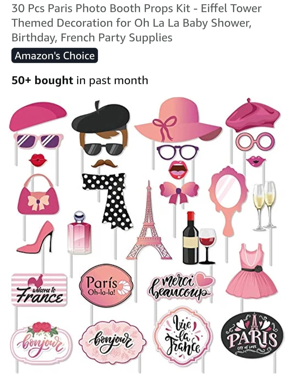 Paris Party Decorations